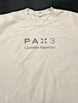 Pax 3 Cannabis Vaporizer "get High Tech" T-shirt, Light Beige, Size: Medium. Fixed Price $33.99.