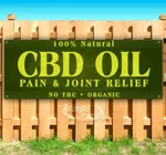 Cbd Pain & Joint Relief Advertising Vinyl Banner Flag Sign Many Sizes. Fixed Price $76.24.