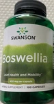 Boswellia, 400 Mg 100 Caps, Joint Flexibility And Mobility Support Serrata Resin. Fixed Price $16.95.