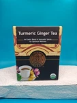 Buddha Teas Turmeric Ginger 18 Bags Box Best By 01/2026. Fixed Price $11.88.