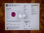 Gia Certified 0.93CT Natural Unheated Rare Royal Sovereign Ruby. Fixed Price $3500.00.