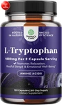 Pure L-tryptophan 1000MG Capsules Supplement For Sleep, Promotes. Fixed Price $32.77.