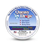 Three Lollies Queasy Drops Assorted For Nausea Relief Green Tea With Lemon. Fixed Price $14.49.