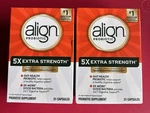 Align 5X Extra Strength Probiotic Supplement 42 Capsules Exp 10/27+ Sealed. Fixed Price $37.99.