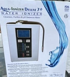 Water Filter:life Aqua-ionizer Deluxe 7.0 Countertop Ionizer, Silver/black. Fixed Price $998.00.