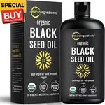 Organic Black Oil, 16 Fl Oz Cold Pressed From Nigella Sativa Seeds Rich. Fixed Price $45.44.