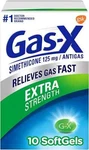 Sm Gas-x Extra Strength Relief Softgels With Simethicone 125 10 Counts. Fixed Price $11.03.