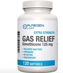Puregen Gas Relief Simethicone 125 Mg 120 Softgels. Fixed Price $10.95.