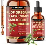 11IN1 Organic Oregano Oil Drops With Black Seed Liquid, Garlic, Olive Leaf, E.... Fixed Price $29.10.