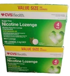 2 Boxes Cvs Nicotine Mint Lozenge 4MG 168 Per 336 Total -stop Smoking Aid. Fixed Price $88.00.