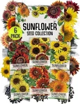 Seed Needs Sunflower Packet Variety Collection - 6 Unique Varieties. Fixed Price $11.99.