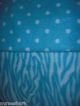 (2) Matching Blankets Zebras & Dots Print Kids/baby Fleece Cute Gift!. Fixed Price $14.50.