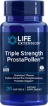 Life Extension Triple Strength Prostapollen 30 Softgels. Fixed Price $21.00.