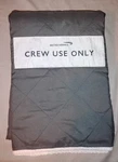 British Airways Blanket Crew 1ST Class Double Airline Sleeping Bag 6FT X 34IN. Fixed Price $48.00.
