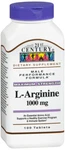 21ST Century L-arginine 1000MG Maximum Strength Tablets. Fixed Price $19.45.