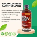 Organic Blood Cleanser & Parasite By Livingston Natural Herbal Lab. Fixed Price $38.95.