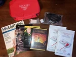Earthing Ground Therapy Kit With Patches Coiled Cords Adapter & Red Carry Bag. Fixed Price $69.99.