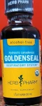 Herb Pharm Goldenseal Extract Organic Gluten-free Alcohol-free 1 Fl Oz. Fixed Price $13.99.