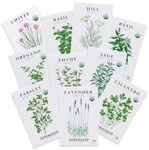 Sereniseed Certified Organic Herb Seeds (10-PACK) Non Gmo, 10-PACK, Brown. Fixed Price $24.84.