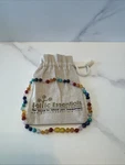 Baltic Amber Necklace Rainbow Mixed Pink Rose Quartz Baby, Infant 14 Inch New. Fixed Price $25.00.