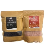 52USA 12 Oz Bags Pack Of Black Peppercorns & Himalayan Pink Salt. Fixed Price $13.99.