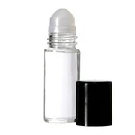 144 Pcs Plain Oz 30 Ml Clear Glass On Bottle With Black Cap & Roller. Fixed Price $89.99.