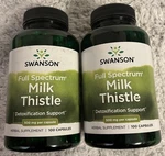 200 Caps Swanson Milk Thistle Silymarin 500 Mg 2X 100 Liver Kidney Health. Fixed Price $18.75.