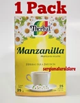 De Manzanilla Chamomile Tea 25 Bags Therbal Free Shipping. Fixed Price $11.98.