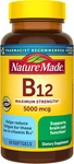Nature Made Vitamin B12 5000MCG Maximum Strength 60 Softgels. Fixed Price $45.83.