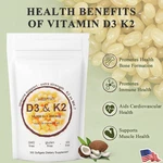 Micro Ingredients Vitamin D3 K2 With Coconut OIL,300 Softgels Dietary Supplement. Fixed Price $14.93.