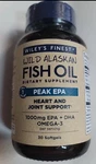 Wileys Finest Wild Alaskan Fish Oil Peak Epa 30 Softgel Ex 6/2027. Fixed Price $23.75.