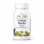 New Life Ginkgo Biloba 60MG, Cognitive Support, Veg Capsules. Fixed Price $19.99.