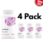 4-PACK Thorne Resveracel Nicotinamide Riboside With Quercetin Phytosome 60 Cap. Fixed Price $81.97.