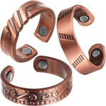 Biomag 3PCS Lymphatic Drainage Copper Ring For Women, 99.99% Pure. Fixed Price $25.30.