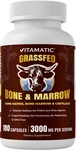 Vitamatic Grass-fed Beef Bone & Marrow Freeze-dried, Non-gmo- 180 Caps. Fixed Price $24.99.