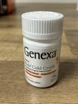 Genexa Kids Cold Crush 60 Chewable Tablets Organic Non-drowsy Exp 10/28 Age 4-11. Fixed Price $16.00.