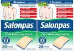 Salonpas Pain Relieving Patch, 8-HOUR Relief, 40 Patches. Fixed Price $8.00.