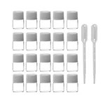 Bottles For Essential Oils 50 Pcs Ml 1/4 Dram Transparent Glass Vials B.... Fixed Price $18.42.