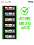 (8) Dixie Narco 276E Vend Labels - Vitamin Water Variety Pack Dr Pepper. Fixed Price $35.99.