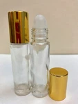 144 Bottles Clear 1/3 Oz 10ML Glass On W/aluminum Gold Cap & Roller. Fixed Price $69.99.