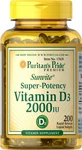 Puritan's Pride Vitamin D3 2000 Iu - Softgels. Fixed Price $7.15.