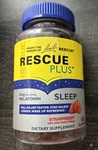 **60 Gummies** Rescue Plus Sleep Strawberry 5MG Per Serving Melatonin. Fixed Price $11.82.