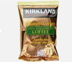 Kirkland Signature 100% Colombian Coffee, Supremo Bean Dark Roast 21/1.75 Oz. Fixed Price $19.99.