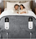 Degrees Of Comfort King Size Heated Blanket Electric Sherpa Grey. Fixed Price $56.69.