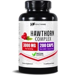 Healthfare Hawthorn Supplement, 3000MG 200 Veg Capsules Traditional Herbal. Fixed Price $17.99.