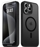 Forro Funda Case Para Iphone 15 Con Carga Magsafe Y Protector De Pantalla. Fixed Price $18.99.