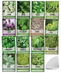 Gardeners Basics, 15 Herb Seeds For Planting Varieties Heirloom Nongmo 5200+ .... Fixed Price $26.16.