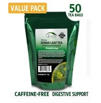 Senna Leaf Tea 50 Bags Herbal Caffeine Free Resealable Pouch Zokiva. Fixed Price $17.95.