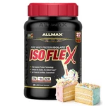 Whey Protein Powder 2LB Birthday Cake Allmax Isoflex Pure Isolate Gluten. Fixed Price $89.99.