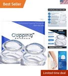 Professional 6065 Cupping Therapy Set - Hard Silicone For Deep Muscle Recovery. Fixed Price $44.79.